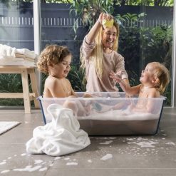 Stokke Baignoire | Baignoire Pliable Flexi Bath X-Large - Bleu Transparent