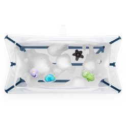 Stokke Baignoire | Baignoire Pliable Flexi Bath X-Large - Bleu Transparent