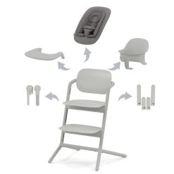 Cybex Chaise Haute | Set 4-En-1 Lemo 2 - Suede Grey