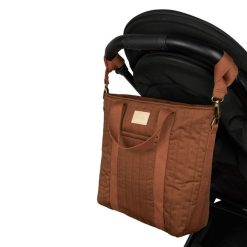 Nobodinoz Sac A Langer | Sac A Dos A Langer Hyde Park - Brick Brown