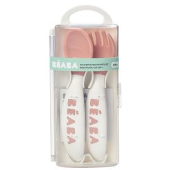 BÉABA Repas | Lot De 2 Couverts Ergonomiques 2Eme Age - Nude