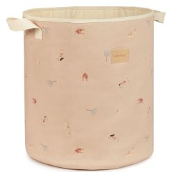 Nobodinoz Rangement | Panier De Rangement Playground - Pink Sweet Home