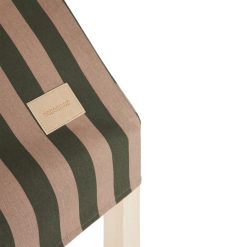 Nobodinoz Tipi | Cabane Majesctic - Green Taupe Stripes