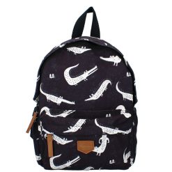 Kidzroom Bagagerie Enfant | Sac A Dos Stories - Crocodiles Noir