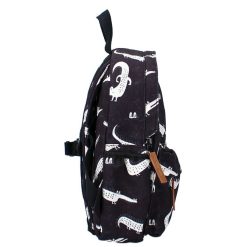 Kidzroom Bagagerie Enfant | Sac A Dos Stories - Crocodiles Noir