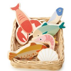 Tender Leaf Toys Mes Premiers Jouets | Le Panier Du Marche - Fruits De Mer