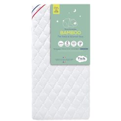 P'tit Lit Literie Bebe | Matelas Mon P'Tit Matelas Bamboo - 70 X 140 Cm