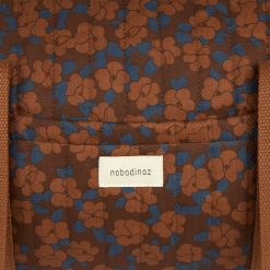 Nobodinoz Sac A Langer | Sac Weekend Paris-Tokyo - Maroon Poppies