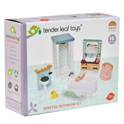 Tender Leaf Toys Mes Premiers Jouets | Meubles De Poupees Salle De Bain