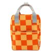 Sticky Lemon Bagagerie Enfant | Sac A Dos Farmhouse Checkerboard - Jaune Et Orange