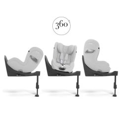 Cybex Groupe 0+/1 | Siege Auto Sirona T Plus I-Size Groupe 0+/1 - Platinum White