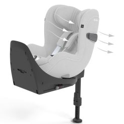 Cybex Groupe 0+/1 | Siege Auto Sirona T Plus I-Size Groupe 0+/1 - Platinum White