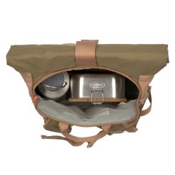 LÄSSIG Bagagerie Enfant | Sac A Dos Mini Rolltop - Noisette