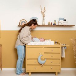 Little Dutch Rangement | Panier De Commode Grand Vintage - Sunny Stripes