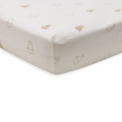 Jollein Literie Bebe | Drap Housse Jersey Happy Miffy Nougat - 60 X 120 Cm