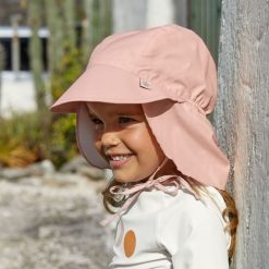 LÄSSIG Casquettes Et Bobs | Chapeau Protege-Nuque Desert Aventure Rose - 18/36 Mois