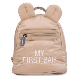 Childhome Bagagerie Enfant | Sac A Dos My First Bag Matelasse - Beige