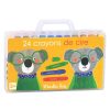 Moulin Roty Loisirs Creatifs | Boite De 24 Crayons De Cire - Les Popipop