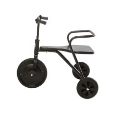 Fox Rider Trotteur & Porteur | Tricycle En Metal - Noir