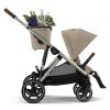 Cybex Poussette Citadine | Poussette Evolutive Gazelle S Chassis Taupe - Almond Beige