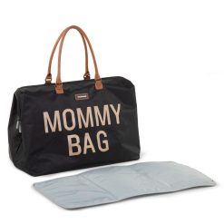 Childhome Sac A Langer | Mommy Bag Large - Noir Et Or