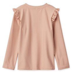 Liewood Accessoires Bebe | Tee-Shirt De Bain Tenley Stripes Tuscany Rose Sandy - 24 Mois