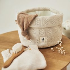 Jollein Rangement | Panier De Rangement Grain Knit - Oatmeal