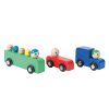 Moulin Roty Mes Premiers Jouets | Assortiment De Voitures Et Bus En Bois - Dans La Ville