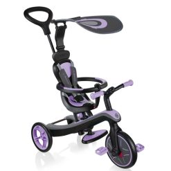 Globber Trotteur & Porteur | Tricycle Evolutif Trike Explorer 4-En-1 - Iris