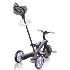 Globber Trotteur & Porteur | Tricycle Evolutif Trike Explorer 4-En-1 - Iris