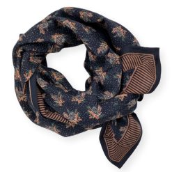 Apaches Parents | Big Foulard Latika Ananas - Charbon