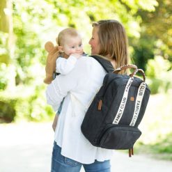 Childhome Sac A Langer | Sac A Dos A Langer Family Club Signature - Noir