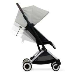 Cybex Poussette Compacte | Poussette De Voyage Ultra-Compacte Orfeo - Lava Grey