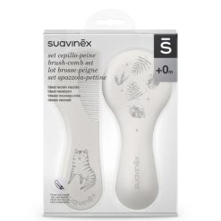 Suavinex Hygiene & Soin | Brosse Et Peigne Hygge Baby - Gris