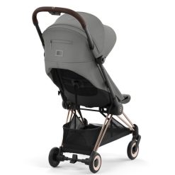 Cybex Poussette Compacte | Poussette Ultra-Compacte Coya Chassis Rosegold - Mirage Grey