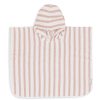 Jollein Sortie De Bain Personnalisee | Poncho De Bain Stripe Wild Rose - 1/4 Ans