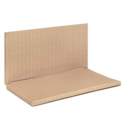 Nobodinoz Tapis D'Eveil | Tapis De Jeux Pliable Playground - Taupe Grid