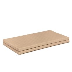 Nobodinoz Tapis D'Eveil | Tapis De Jeux Pliable Playground - Taupe Grid