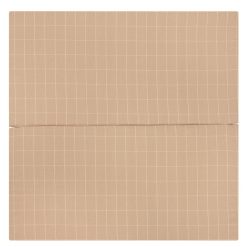 Nobodinoz Tapis D'Eveil | Tapis De Jeux Pliable Playground - Taupe Grid