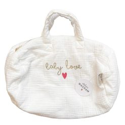 Atelier Wagram Bagagerie Enfant | Sac Polochon - Ecru Baby Love