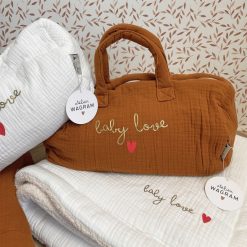 Atelier Wagram Bagagerie Enfant | Sac Polochon - Ecru Baby Love