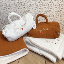 Atelier Wagram Bagagerie Enfant | Sac Polochon - Ecru Baby Love