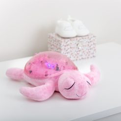 Cloud b Peluche | Peluche Veilleuse Tranquil Turtle Pink