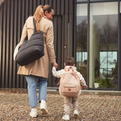 Jollein Bagagerie Enfant | Sac A Dos Enfant Matelasse - Biscuit