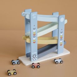 Little Dutch Mes Premiers Jouets | Circuit En Bois - Blue Cars