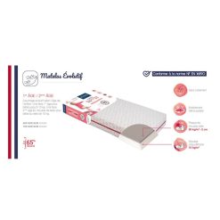 Candide Literie Bebe | Matelas Evolutif - 60 X 120 Cm