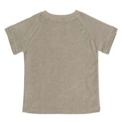 LÄSSIG Haut Bebe | T-Shirt En Tissu Eponge Olive - 6/12 Mois