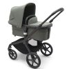 Bugaboo Poussette Citadine | Poussette Citadine Fox5 Complete Chassis Noir - Vert Foret