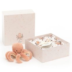 Jellycat Textile | Boite Cadeau Odell Octopus - Rose