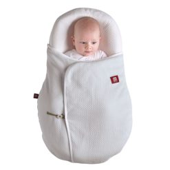 Red Castle Literie Bebe | Cocoonacover Legere Fleur De Coton - Gris Perle